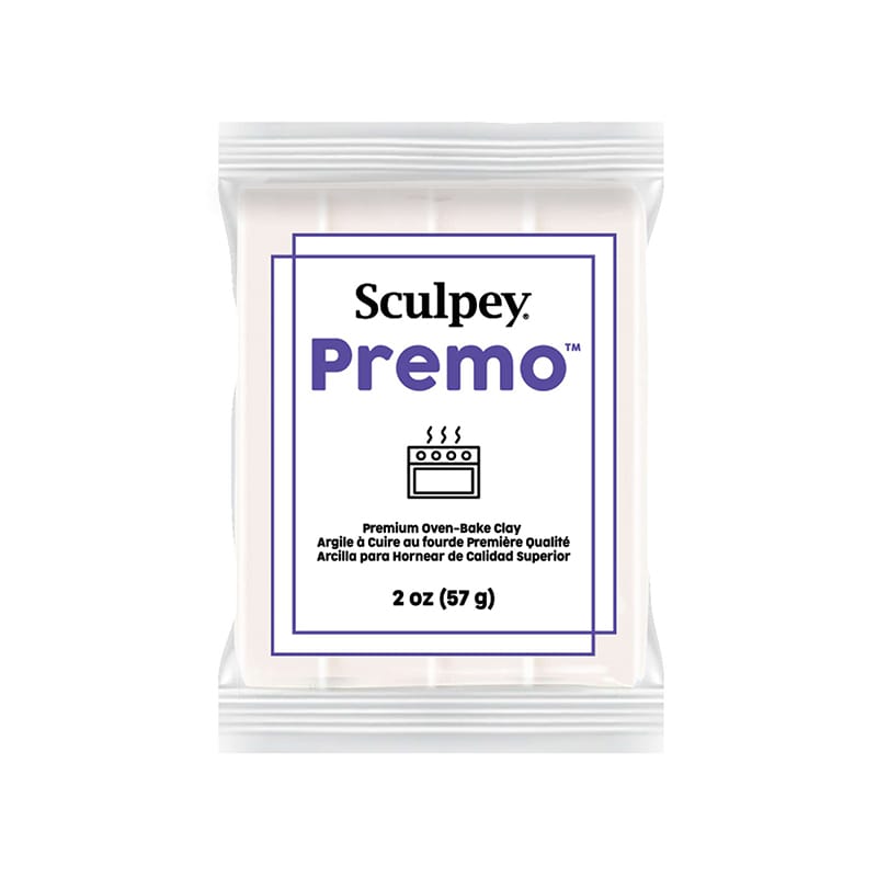 Premo accents white translucent - pâte 57 gr - Sculpey