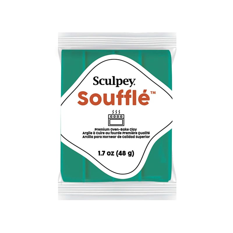 Souffle jade - pâte 48 gr - Sculpey