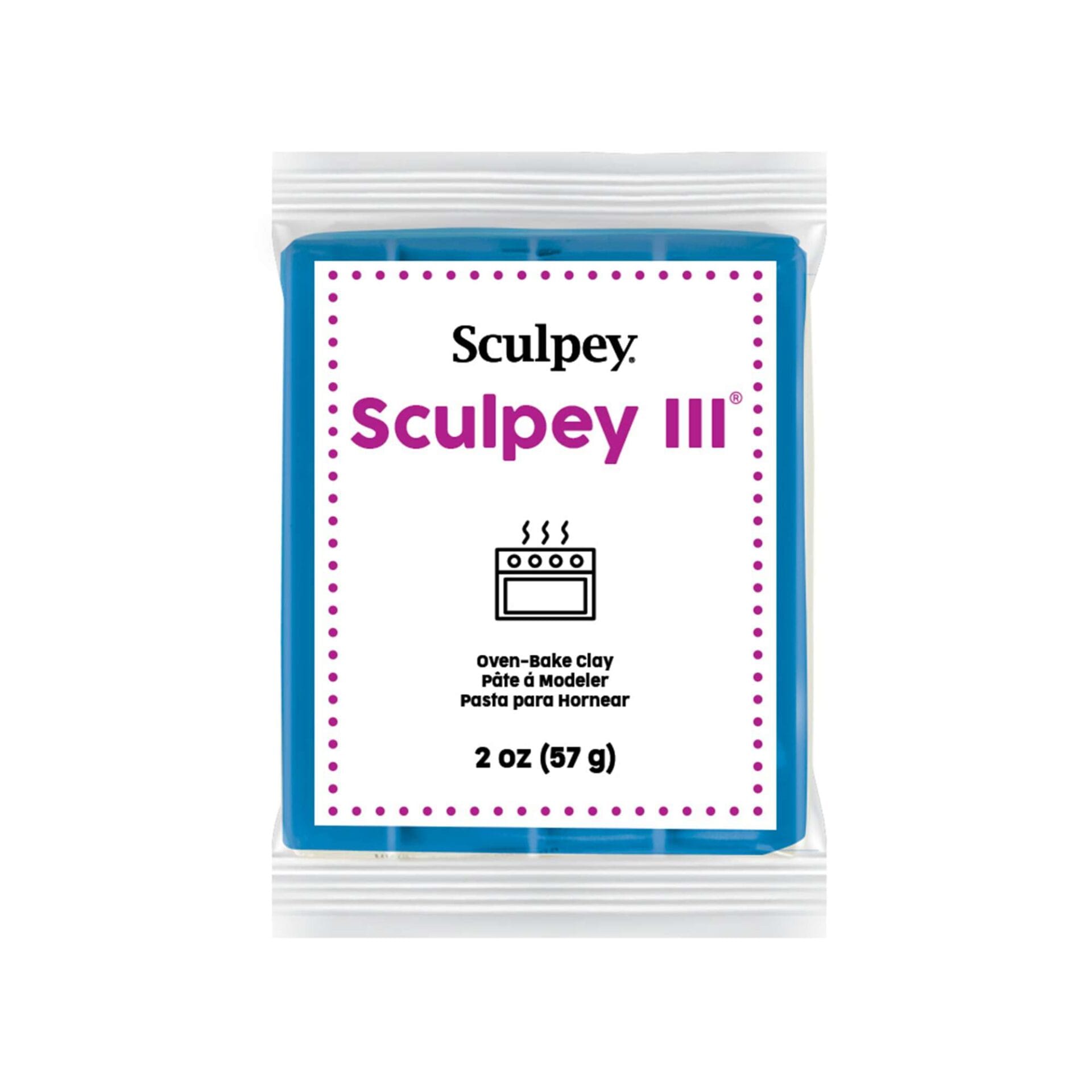 Klei III turquoise - 57 gr - Sculpey - Afbeelding 1
