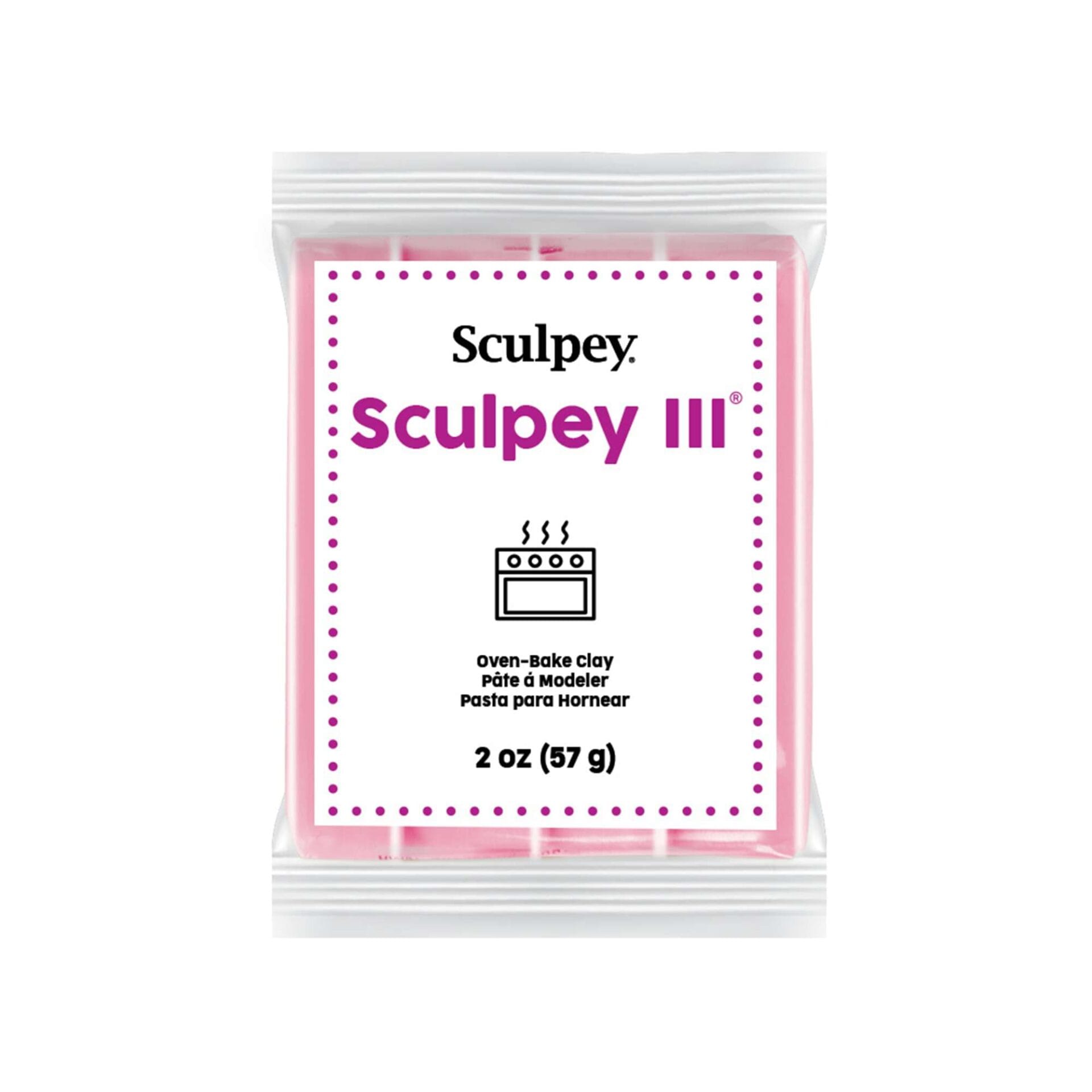 Pâte III dusty rose - 57 gr - Sculpey – Image 1
