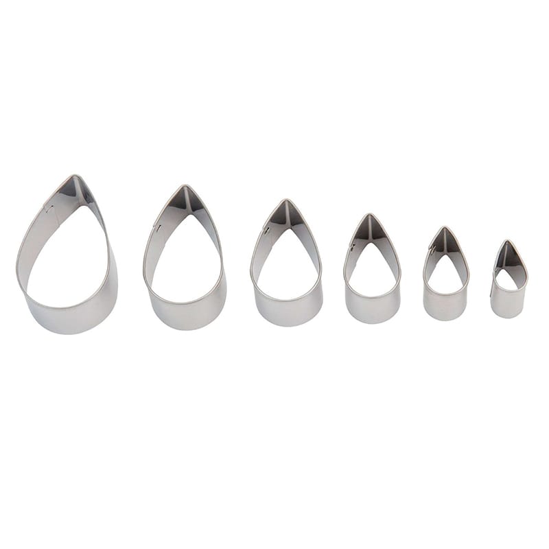 6 emporte-pièces - drop - bijoux - Premo - Sculpey