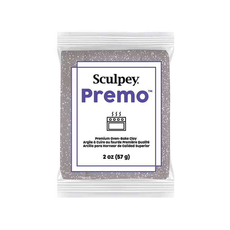 Premo White Gold Glitter - pâte 57 gr - Sculpey