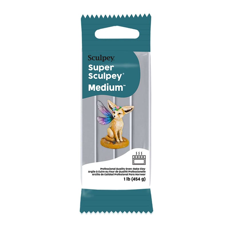 Super Sculpey medium - gris - 454 gr - Sculpey