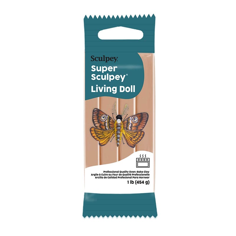 Super Sculpey living doll - medium beige - 454 gr - Sculpey