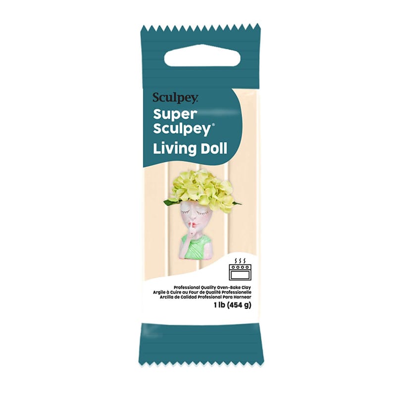 Super Sculpey living doll - light beige - 454 gr - Sculpey