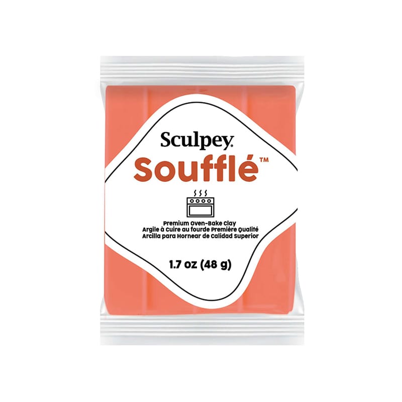 Souffle mandarin - pâte 48 gr - Sculpey
