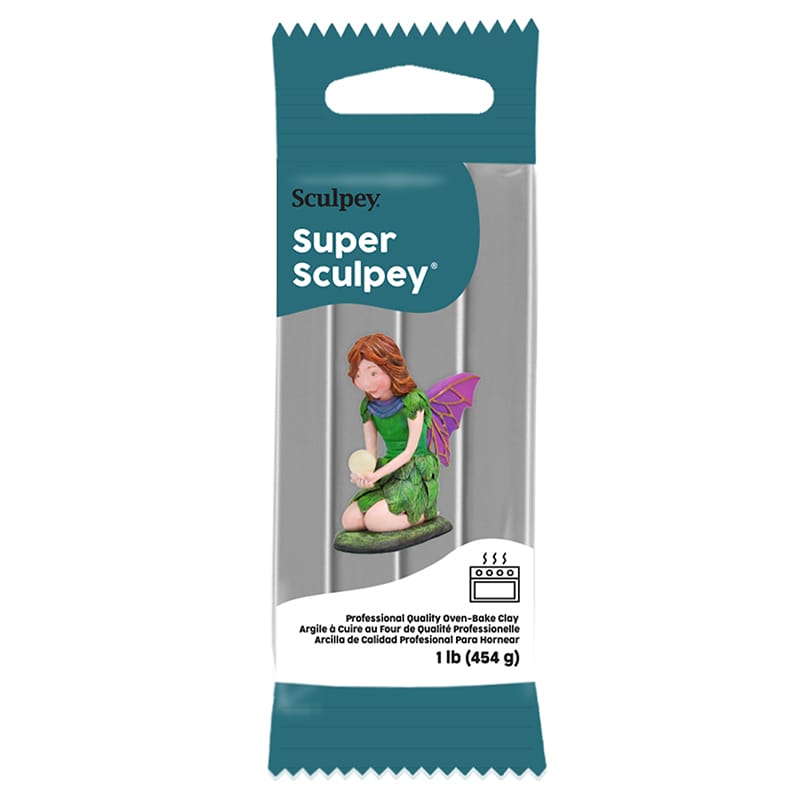 Super Sculpey Gray - semi-transparant - 454 gr - Sculpey
