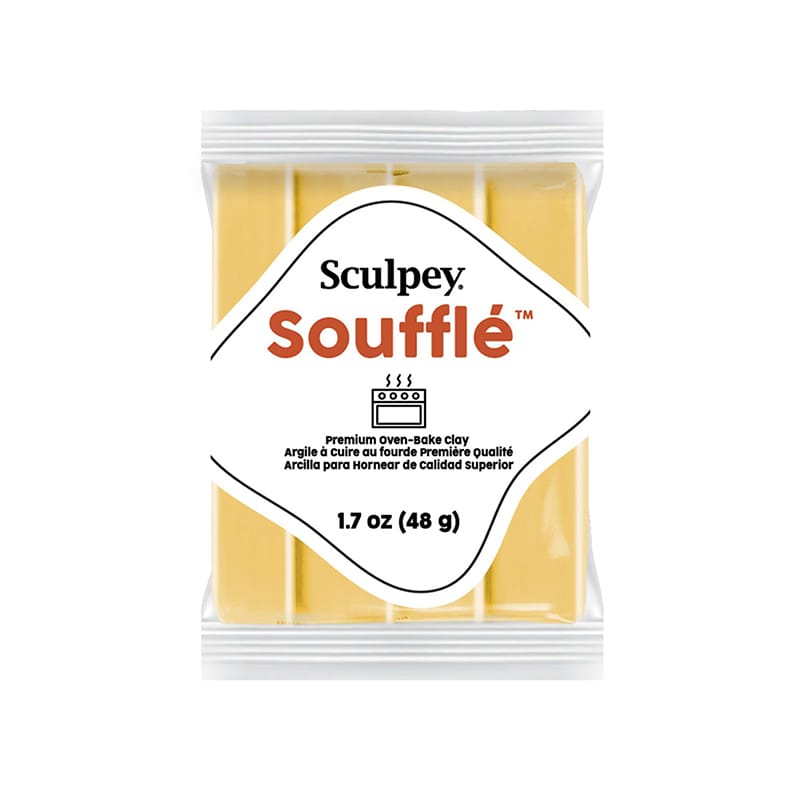 Souffle Yellow ochre - pâte 48 gr - Sculpey