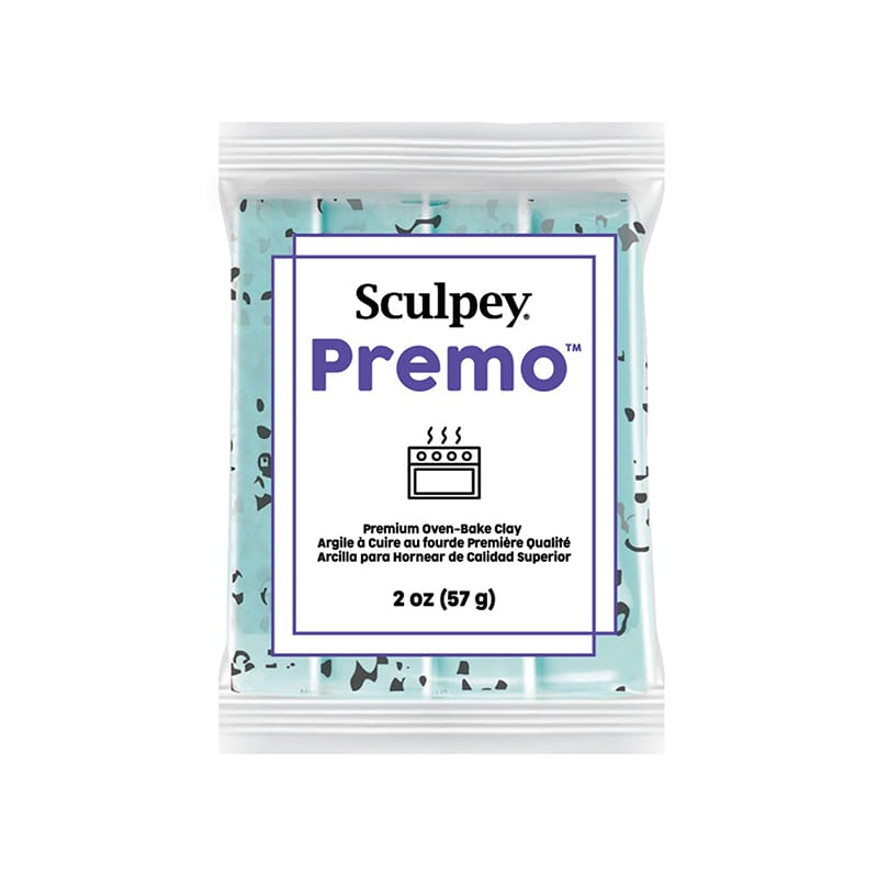 Premo turquoise granite- pâte 57 gr - Sculpey