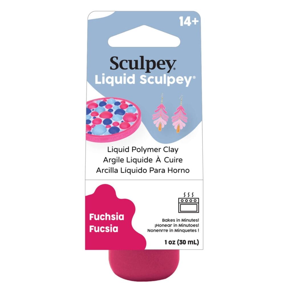 Vloeibare klei fuschia - 30 ml - Sculpey