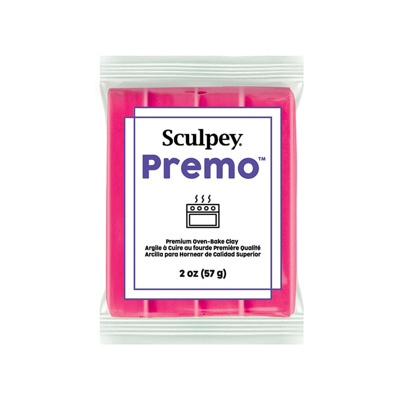 Premo fluo pink - klei 57 gr - Sculpey