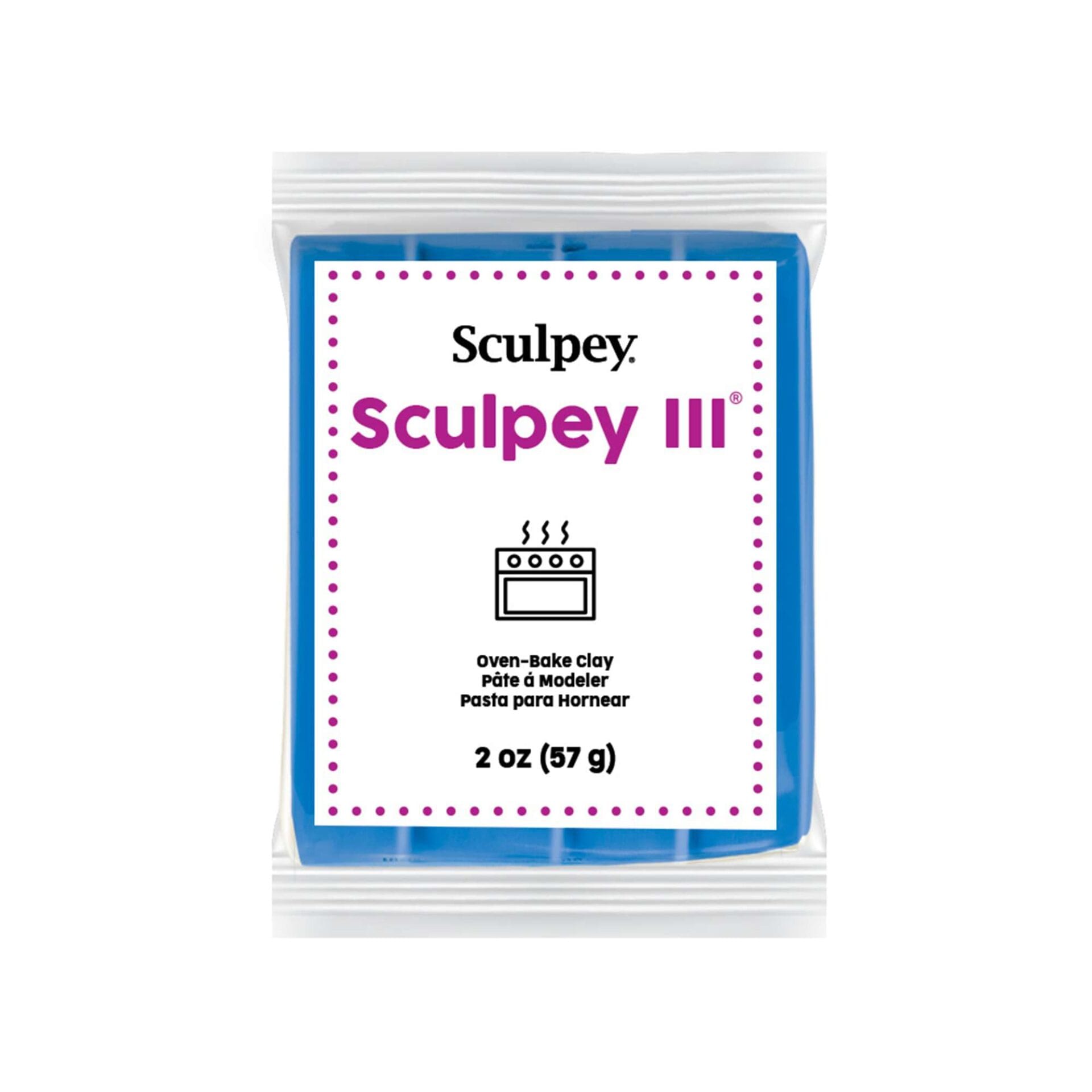 Klei III blue - 57 gr - Sculpey - Afbeelding 1