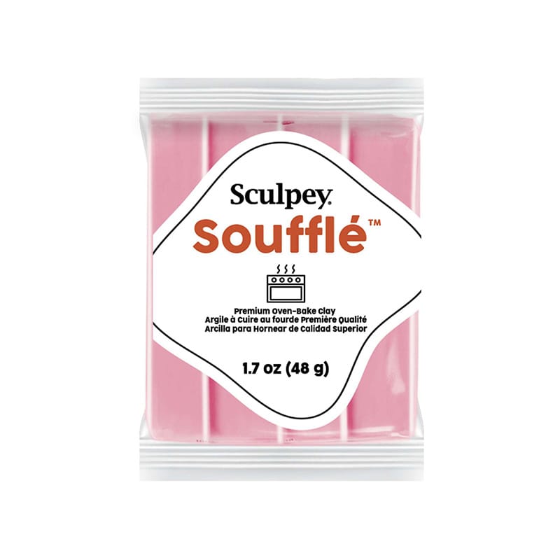 Souffle French pink - pâte 48 gr - Sculpey