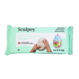 Argile Air-dry bright white 1kg - Sculpey – Image 1