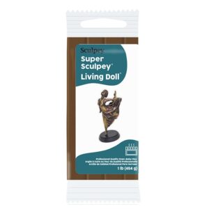 Super Sculpey living doll espresso 454 gr - Sculpey – Image 1