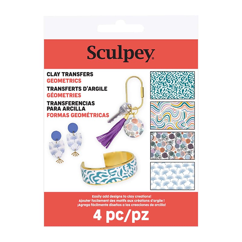 Tools Clay Transfers Geometric - Sculpey