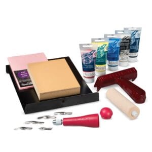 Kit deluxe water-soluble block printing - Speedball