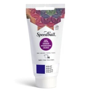 Fabric block printing ink violet - Speedball