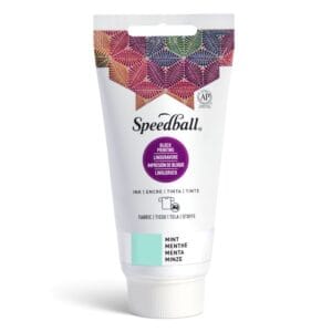 Fabric block printing ink mint - Speedball