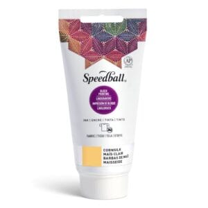 Fabric block printing ink cornsilk - Speedball