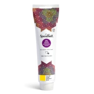 Fabric block printing ink yellow - Speedball