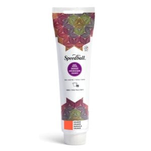 Fabric block printing ink orange - Speedball