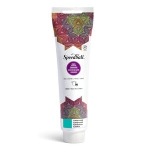Fabric block printing ink turquoise - Speedball