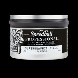 Professional supergraphic black relief ink - Speedball