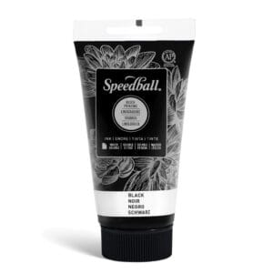 Water-soluble bloc printing ink black - Speedball