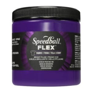 Flex fabric ink bright plum screen printing - Speedball