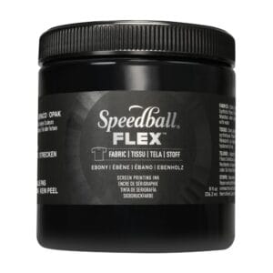 Flex fabric ink ebony screen printing - Speedball