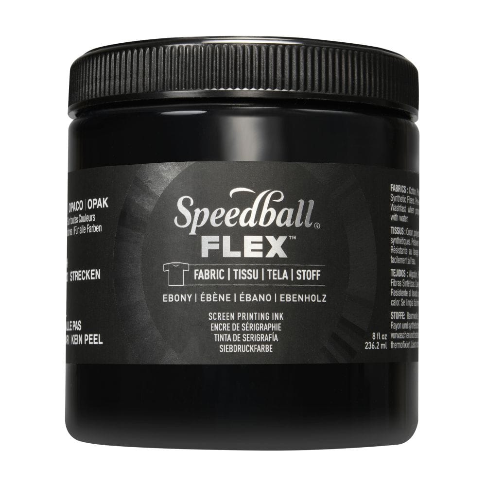 Flex fabric ink ebony screen printing - Speedball