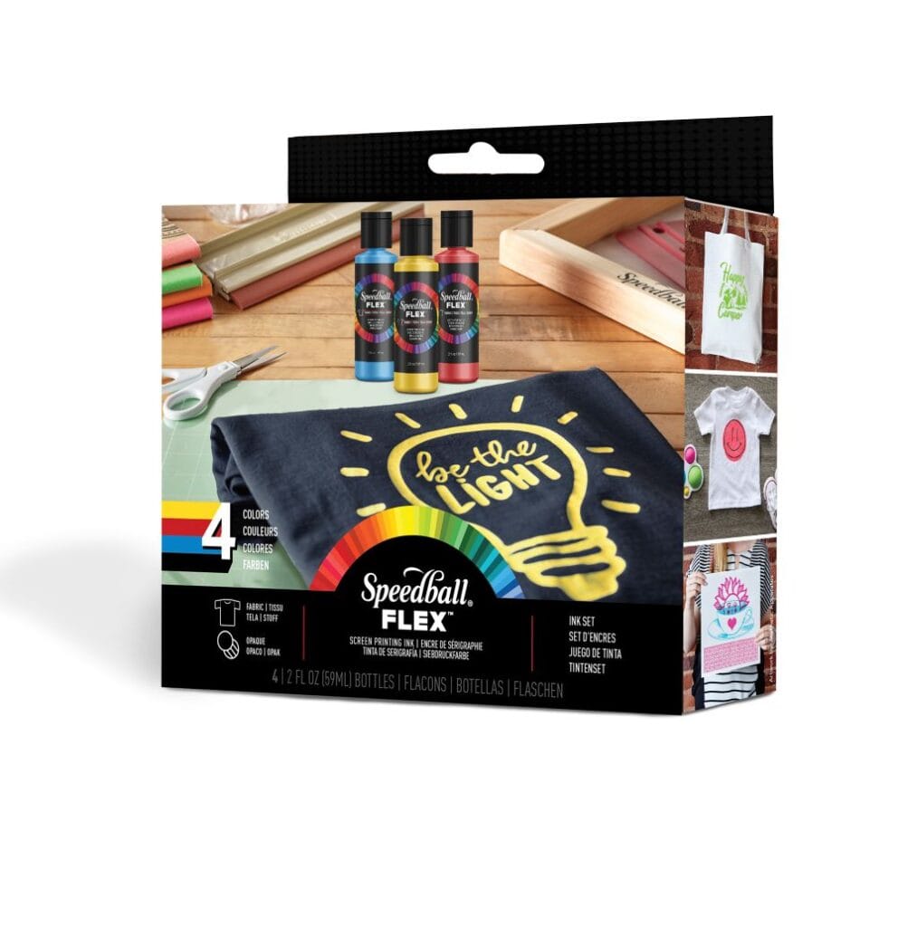 Starter set flex fabric screen printing -Speedball