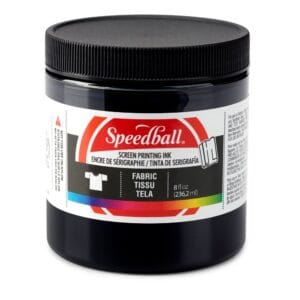 Fabric ink black screen printing -Speedball