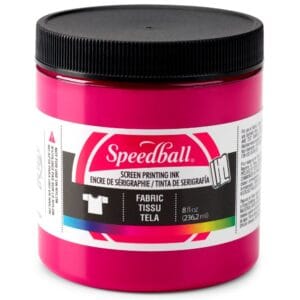Fabric ink process magenta screen printing - Speedball