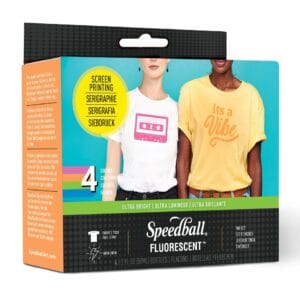 Starter set fluo fabric screen printing - Speedball