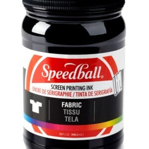 Fabric ink black screen printing - Speedball