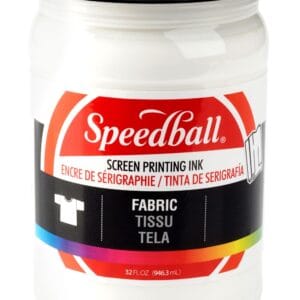 Fabric ink white screen printing - Speedball
