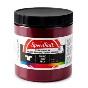 Fabric ink burgundy screen printing - Speedball
