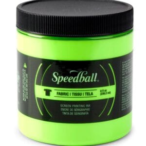 Fabric ink fluo lime green screen printing - Speedball