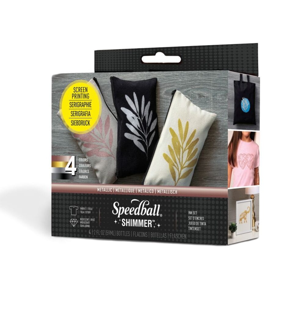 Starter set shimmer fabric screen printing - Speedball