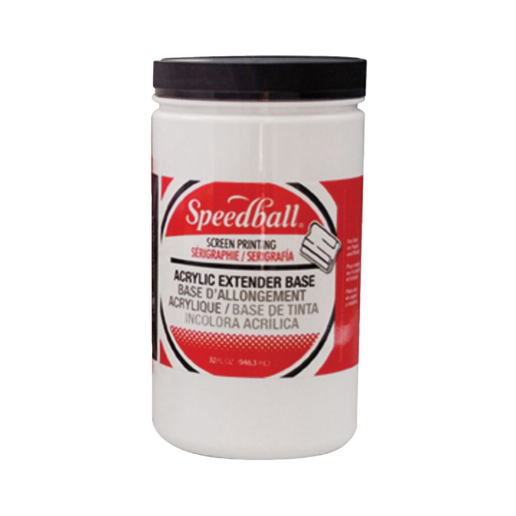 Acrylic extender base printing - Speedball