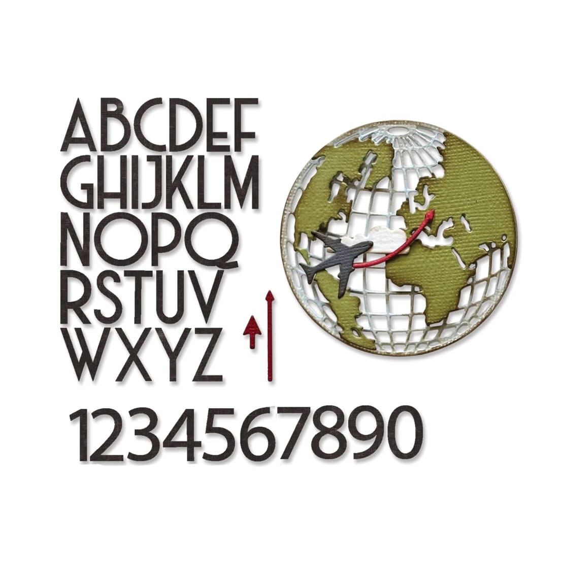 Thinlits die Vault World Travel- Sizzix - Afbeelding 1