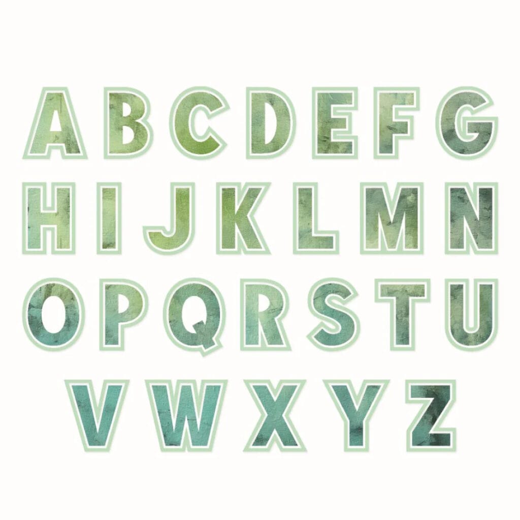 Thinlits die This or That Alphabet - Sizzix