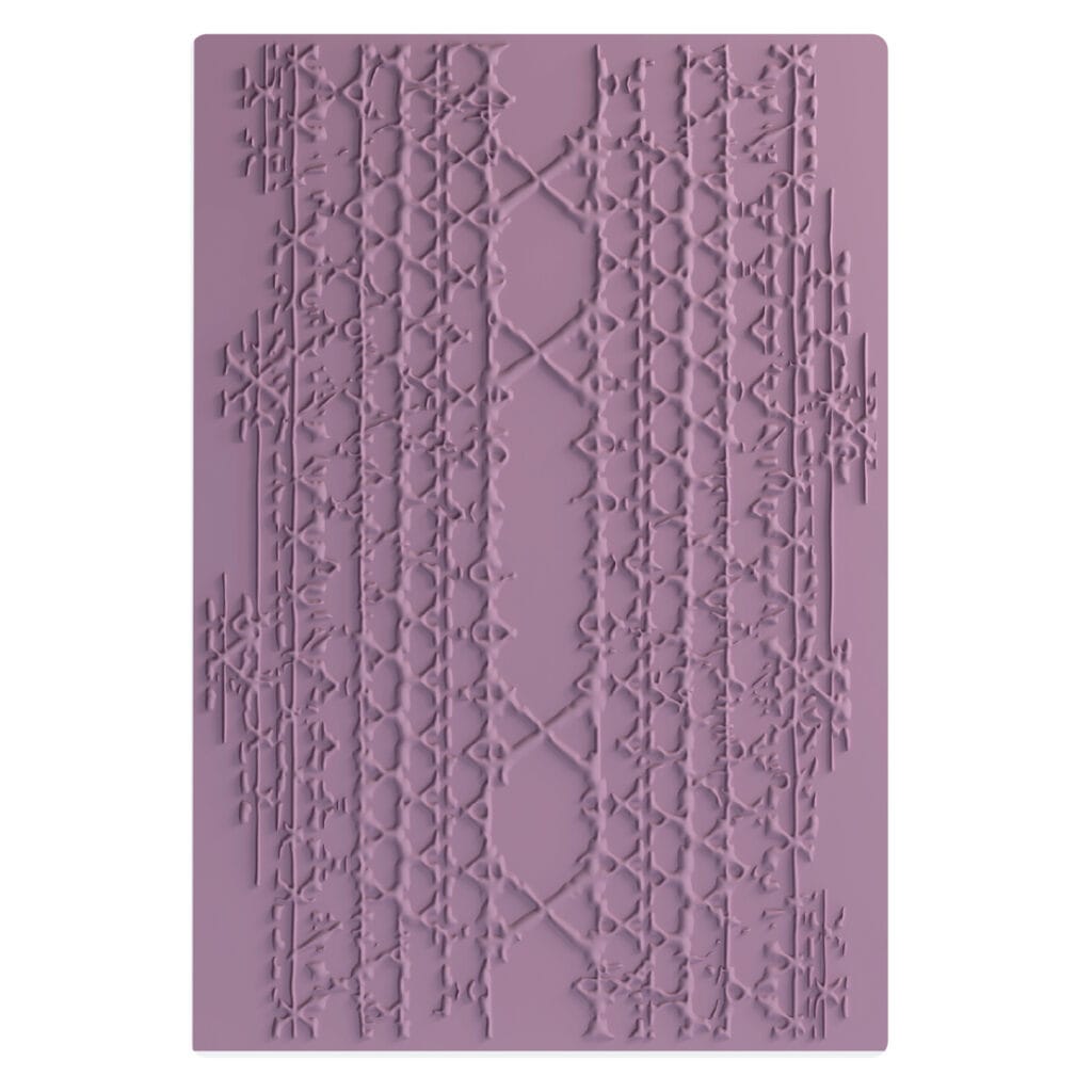 3-D Texture Fades embossing Magic mesh - Sizzix
