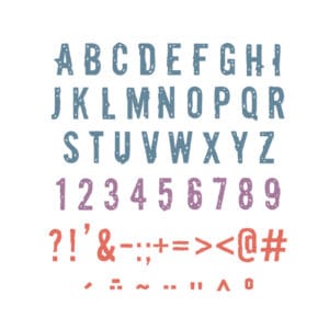 Thinlits Die Set Typography - Sizzix