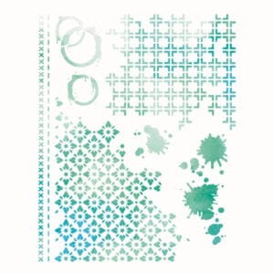 Stencil Artful layers - Sizzix