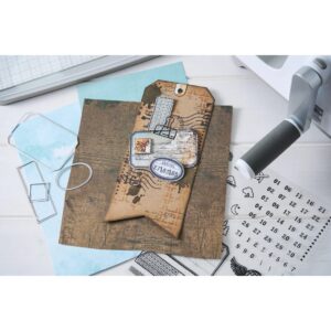 Framelits die + stamps Globetrotter's mark - Sizzix – Image 2