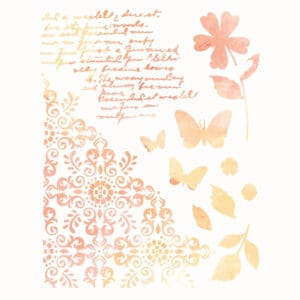 Stencil Petal play - Sizzix