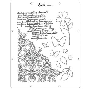 Stencil Petal play - Sizzix - Afbeelding 3